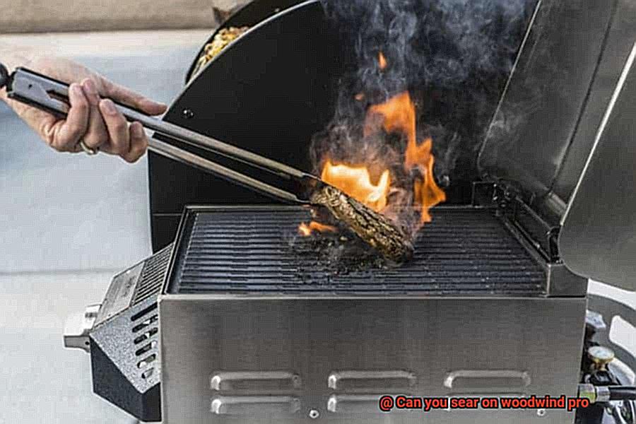 Can you sear on woodwind pro-4