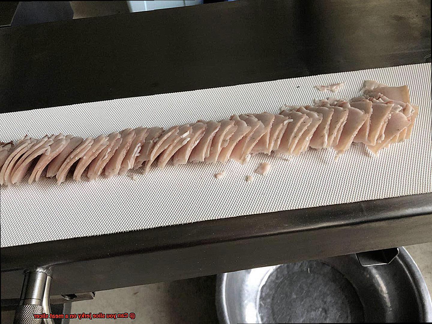 Can you slice jerky on a meat slicer-8