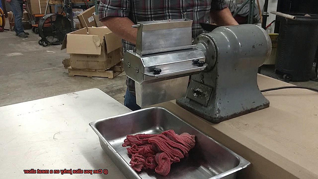 Can you slice jerky on a meat slicer-7