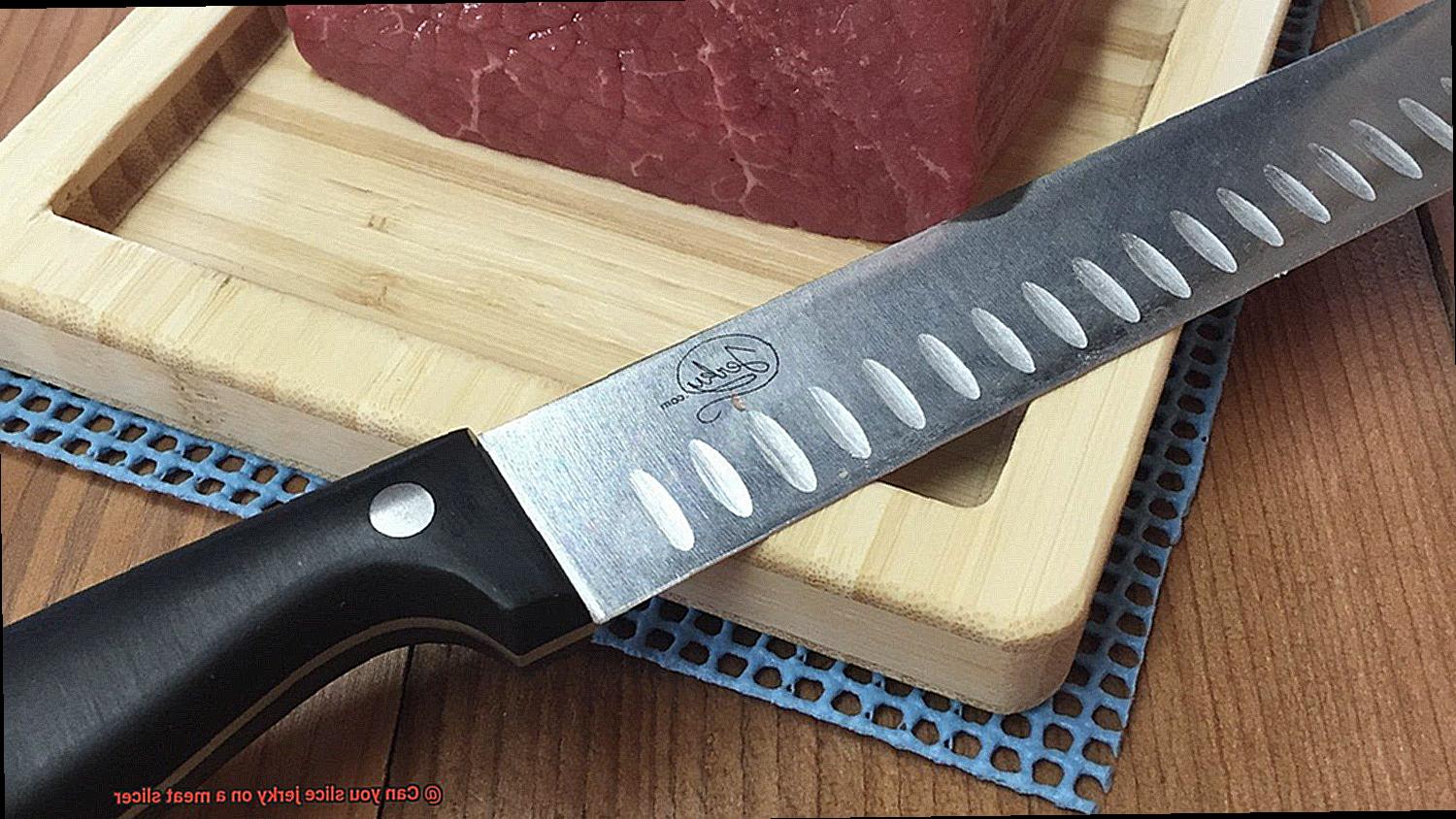 Can you slice jerky on a meat slicer-2