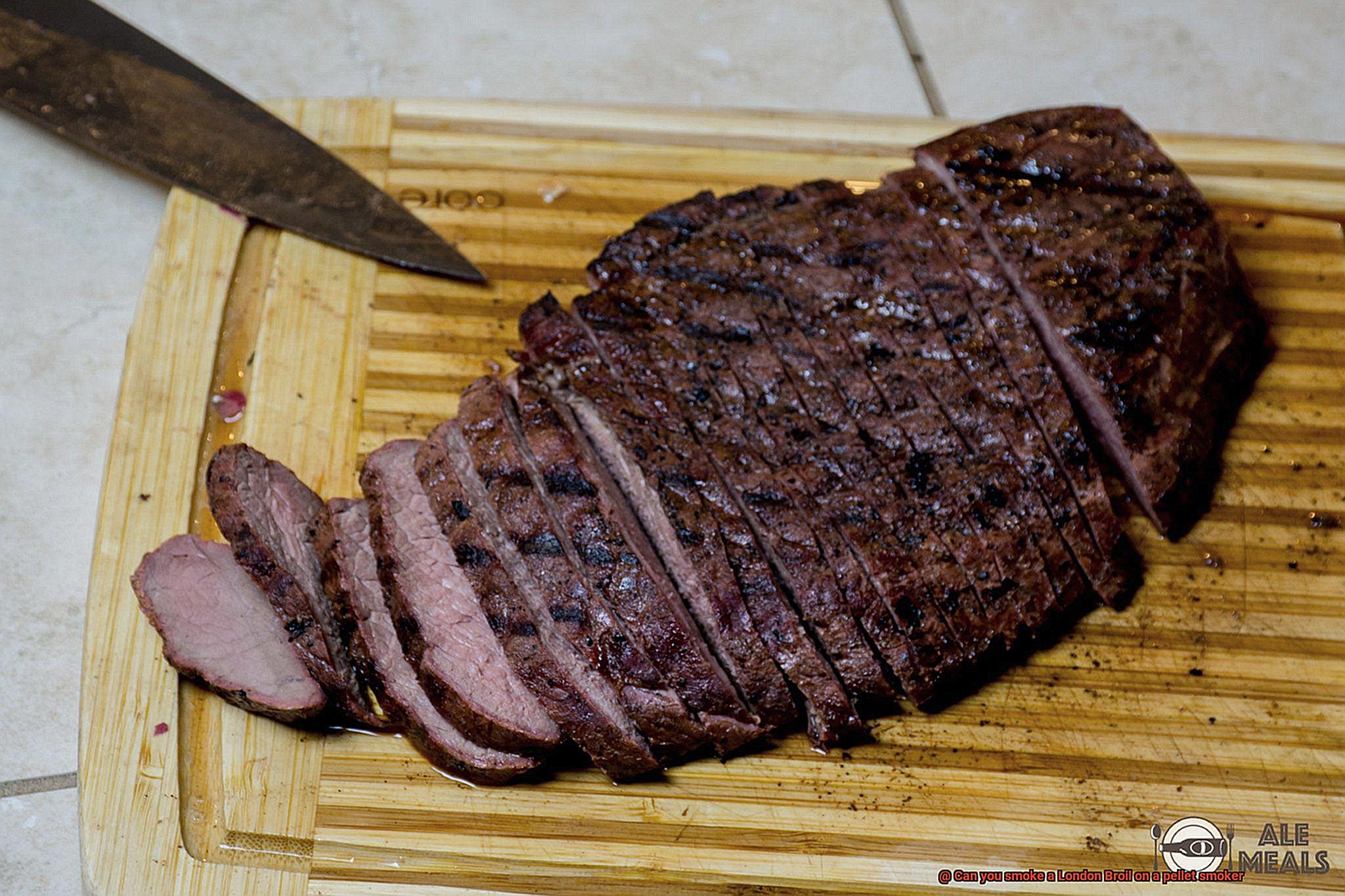 Can you smoke a London Broil on a pellet smoker-6