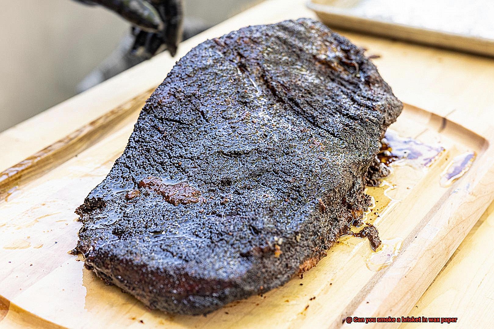 Can you smoke a brisket in wax paper-3
