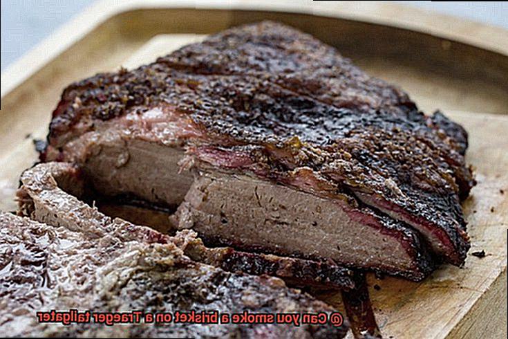 Can you smoke a brisket on a Traeger tailgater-3