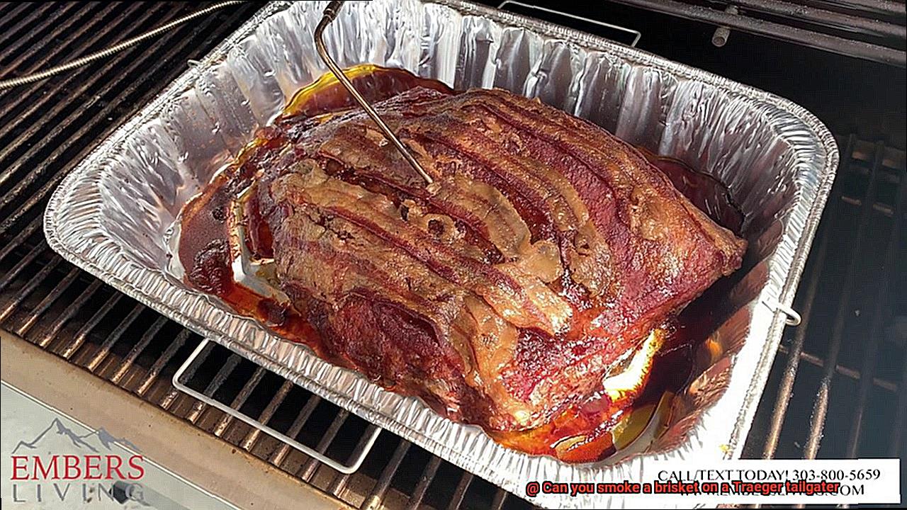 Can you smoke a brisket on a Traeger tailgater-2