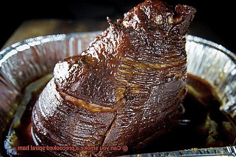 Can you smoke a precooked spiral ham? Pastime Bar And Grill