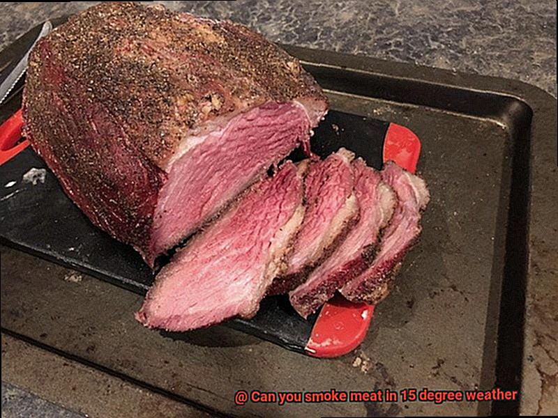 Can you smoke meat in 15 degree weather-6
