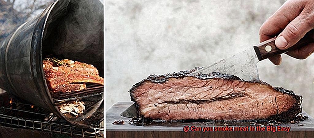 Can you smoke meat in the Big Easy-3