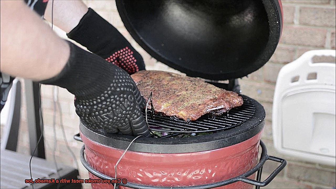 Can you smoke meat with a Kamado Joe-4
