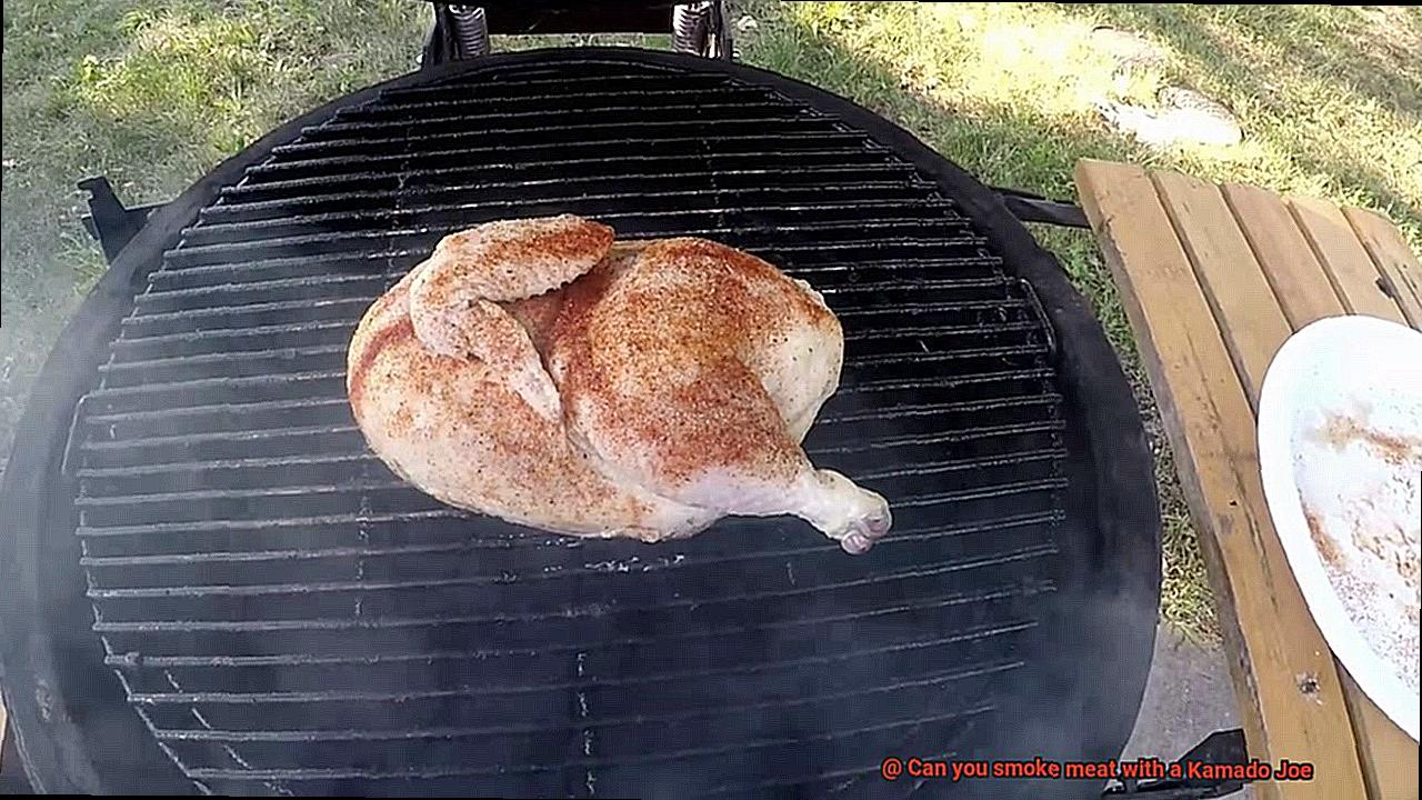 Can you smoke meat with a Kamado Joe-5