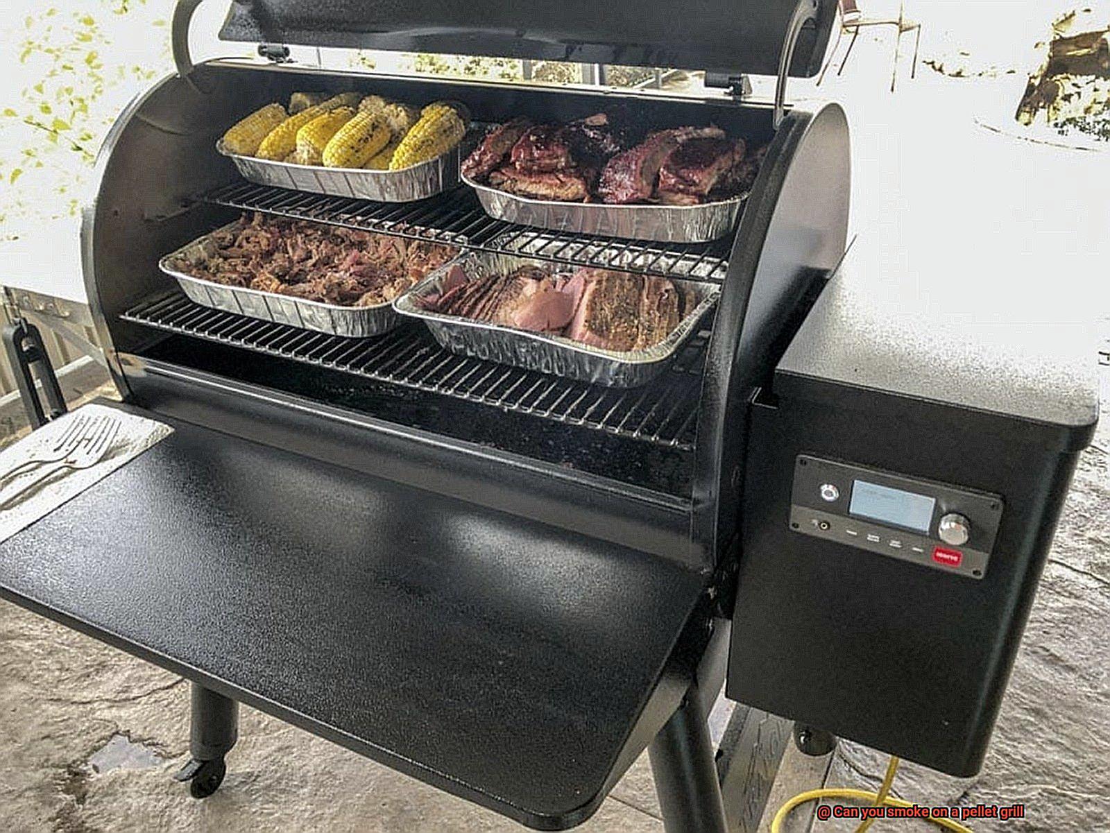 Can you smoke on a pellet grill -3