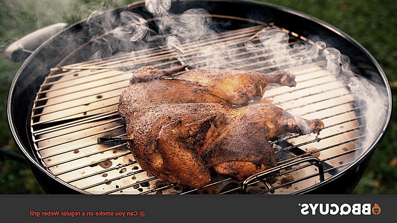 Can you smoke on a regular Weber grill-4