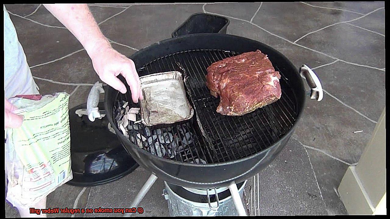 Can you smoke on a regular Weber grill-9
