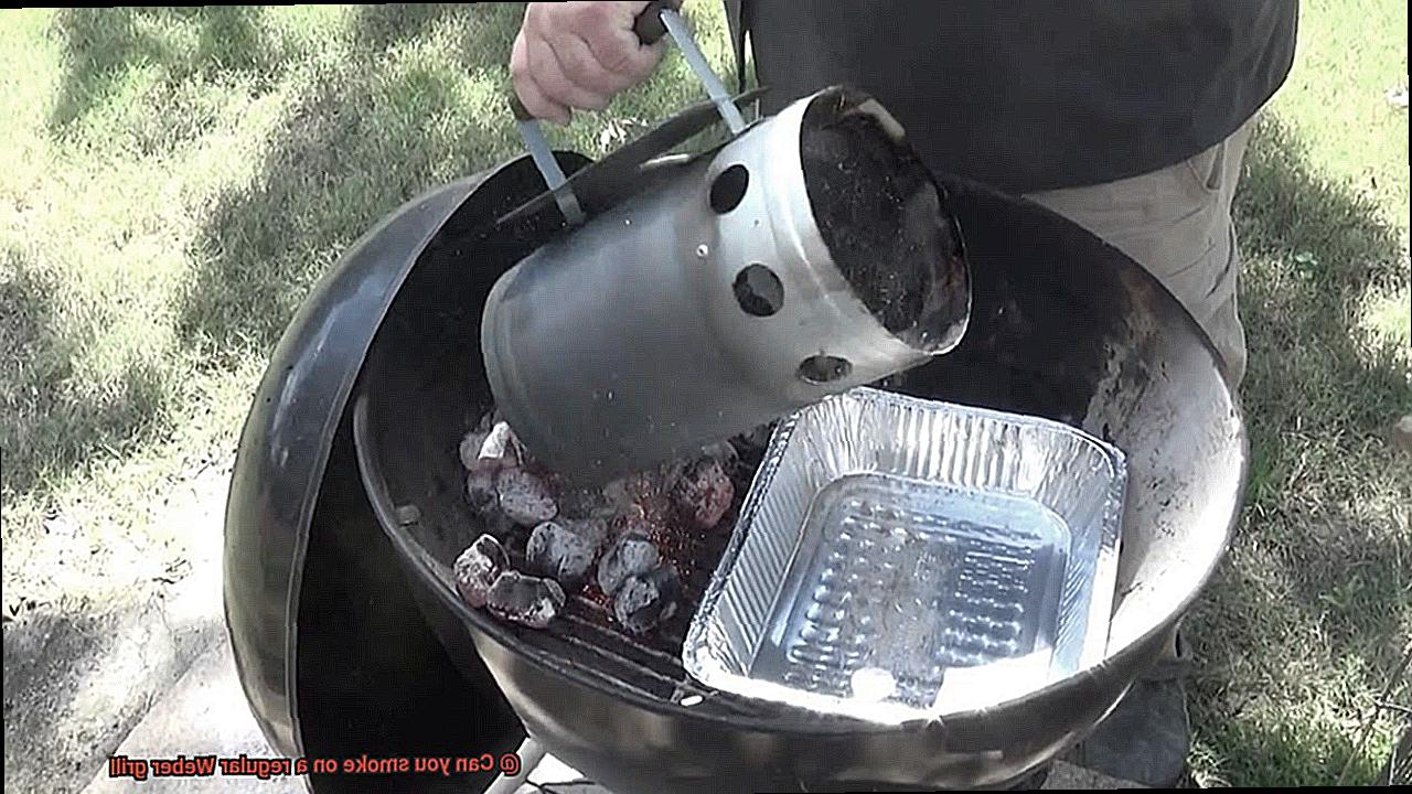 Can you smoke on a regular Weber grill-8