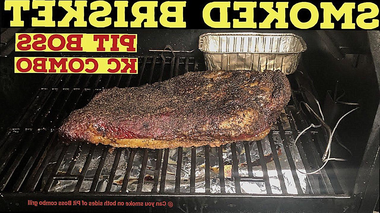 Can you smoke on both sides of Pit Boss combo grill-6