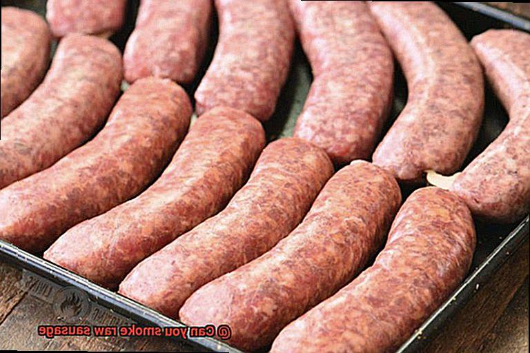 Can you smoke raw sausage-3