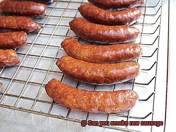 Can you smoke raw sausage-2