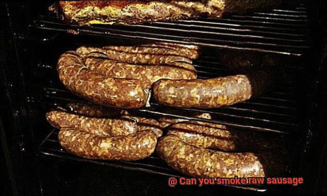 Can you smoke raw sausage-5