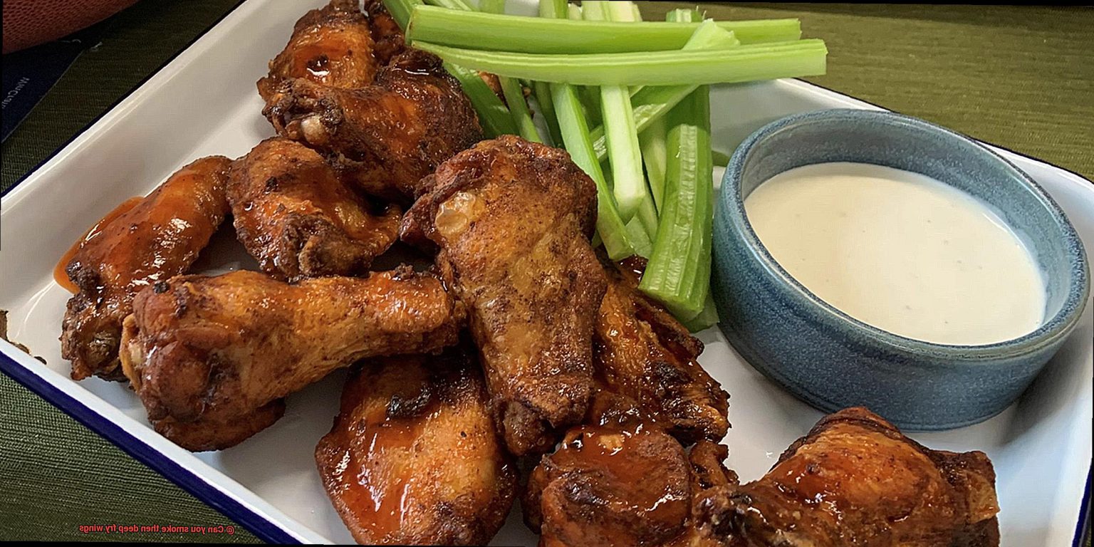 Can you smoke then deep fry wings? Pastime Bar And Grill