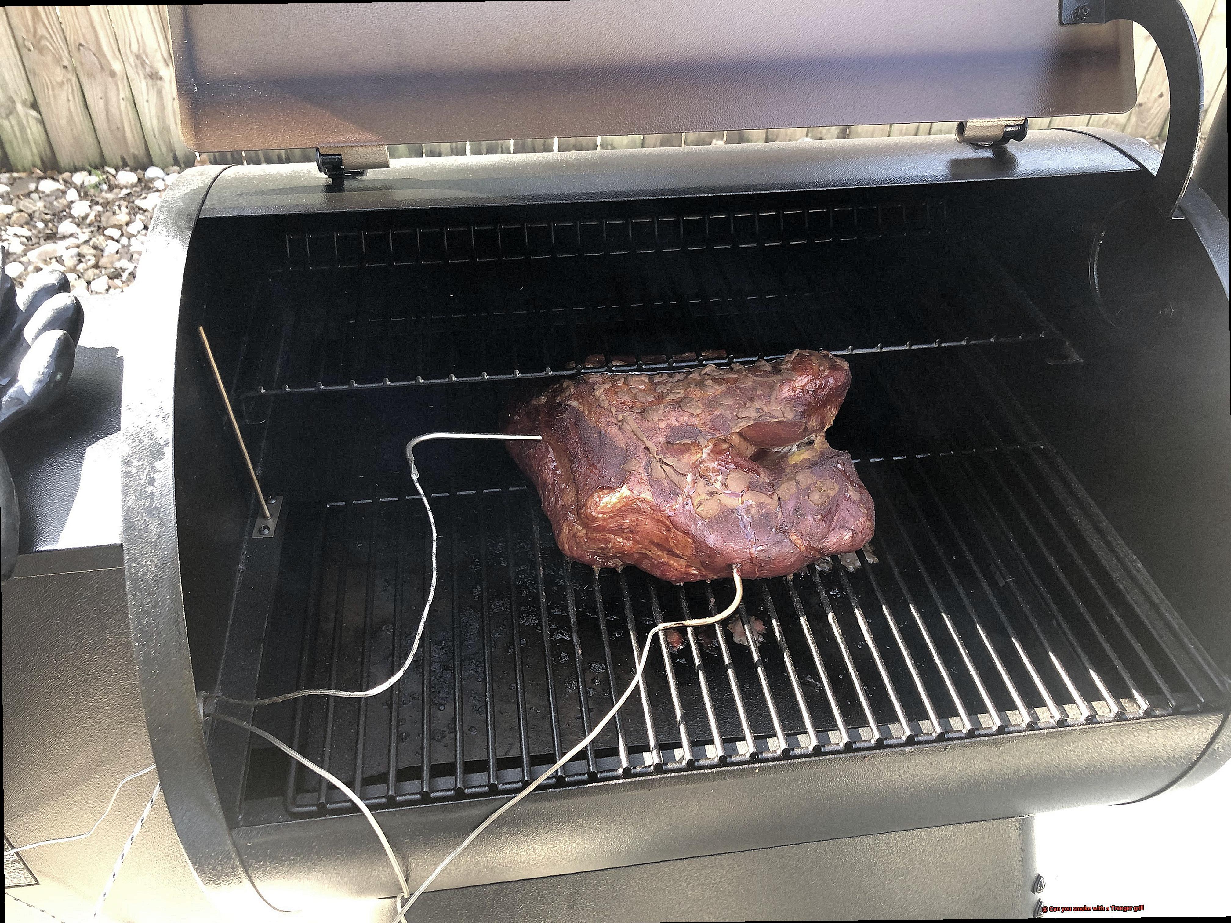 Can you smoke with a Traeger grill-3