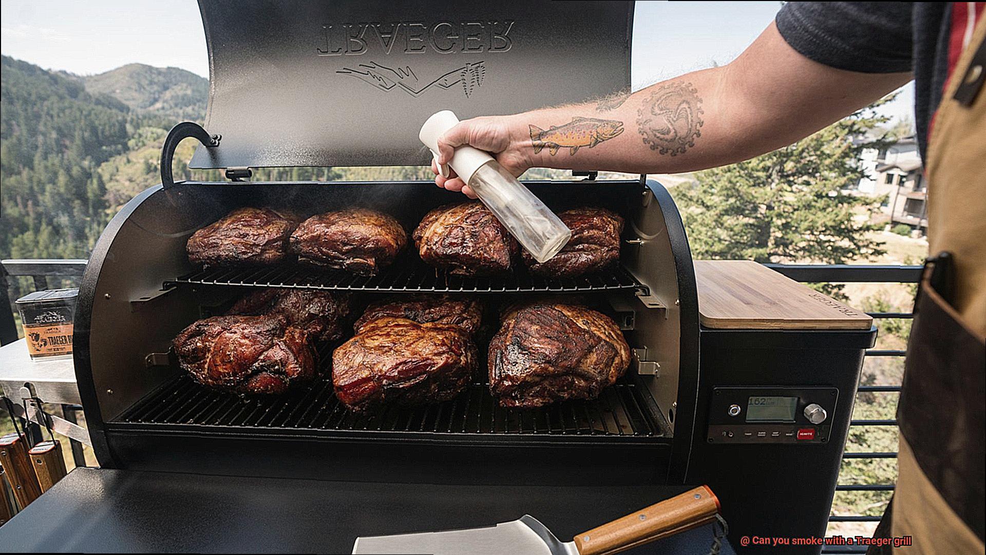 Can you smoke with a Traeger grill-2