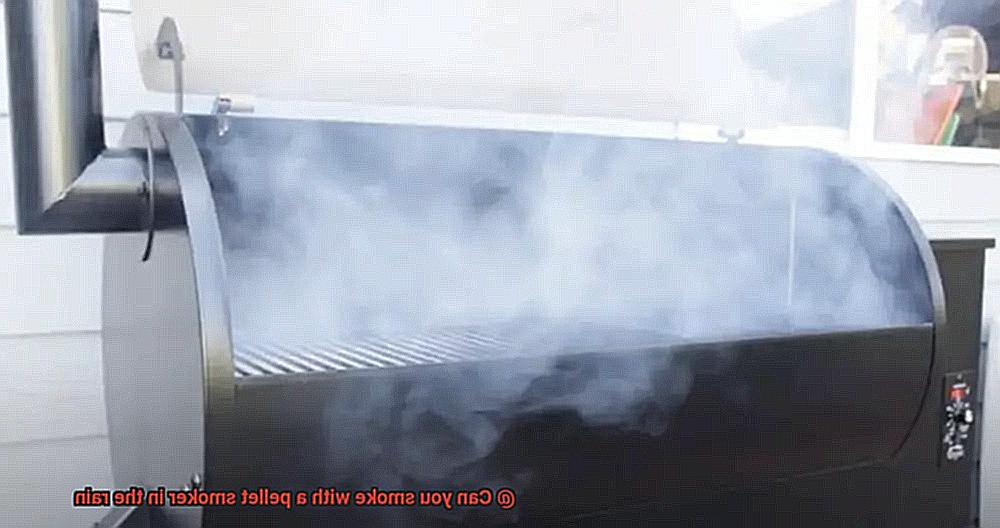 Can you smoke with a pellet smoker in the rain-2