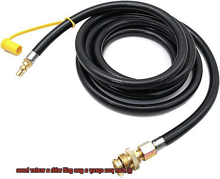 Can you spray a gas grill with a water hose-5