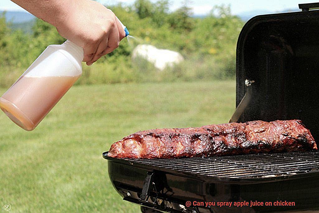 Can you spray apple juice on chicken-4