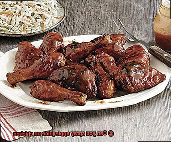Can you spray apple juice on chicken-5