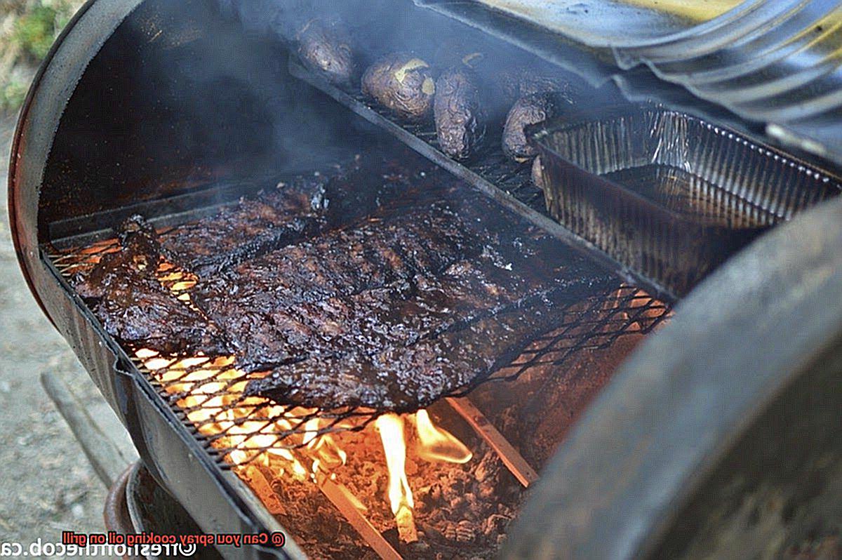 Can you spray cooking oil on grill-2