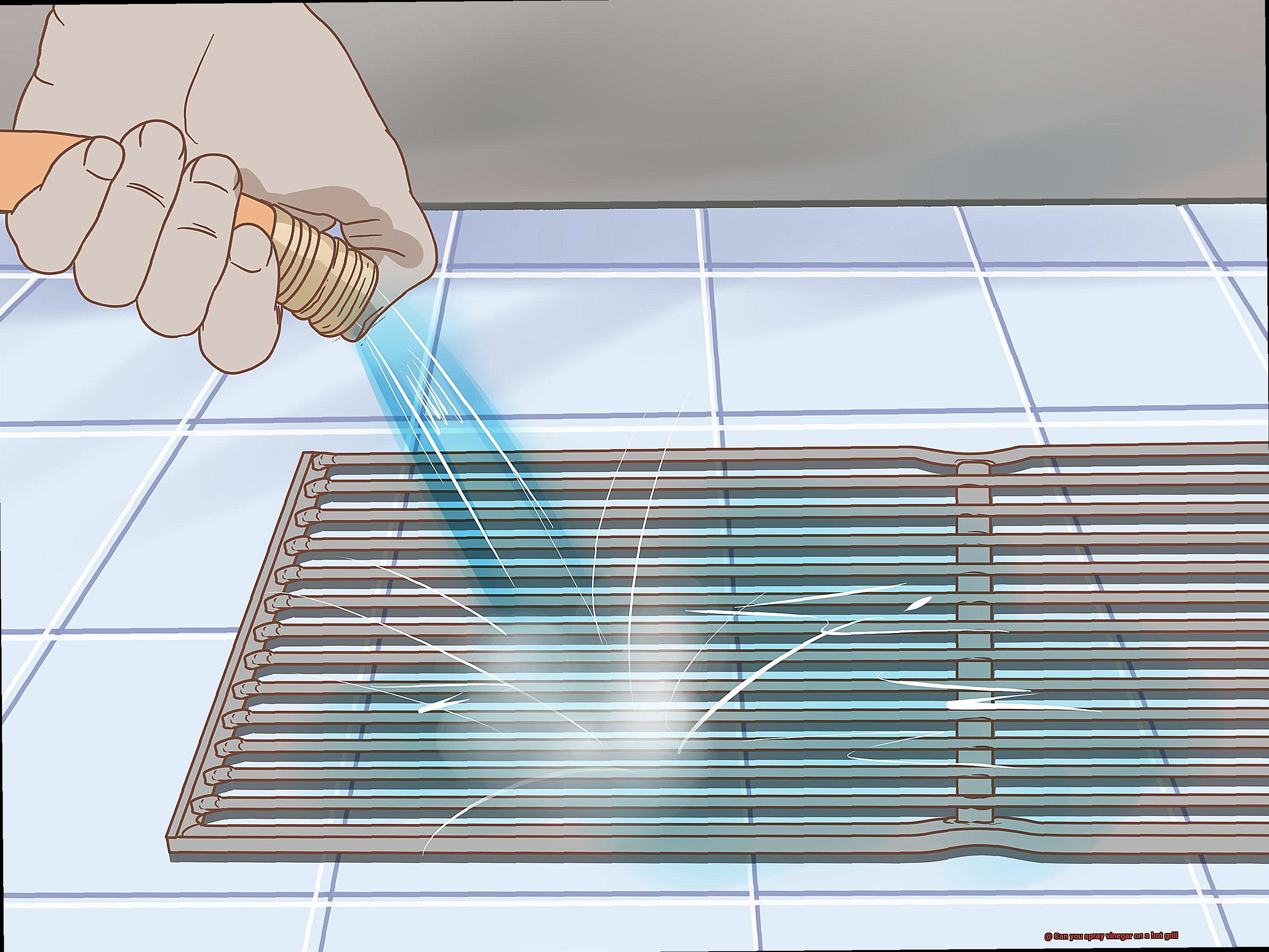 Can you spray vinegar on a hot grill-3