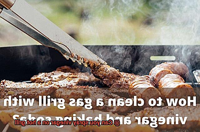 Can you spray vinegar on a hot grill-8