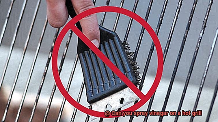 Can you spray vinegar on a hot grill-2