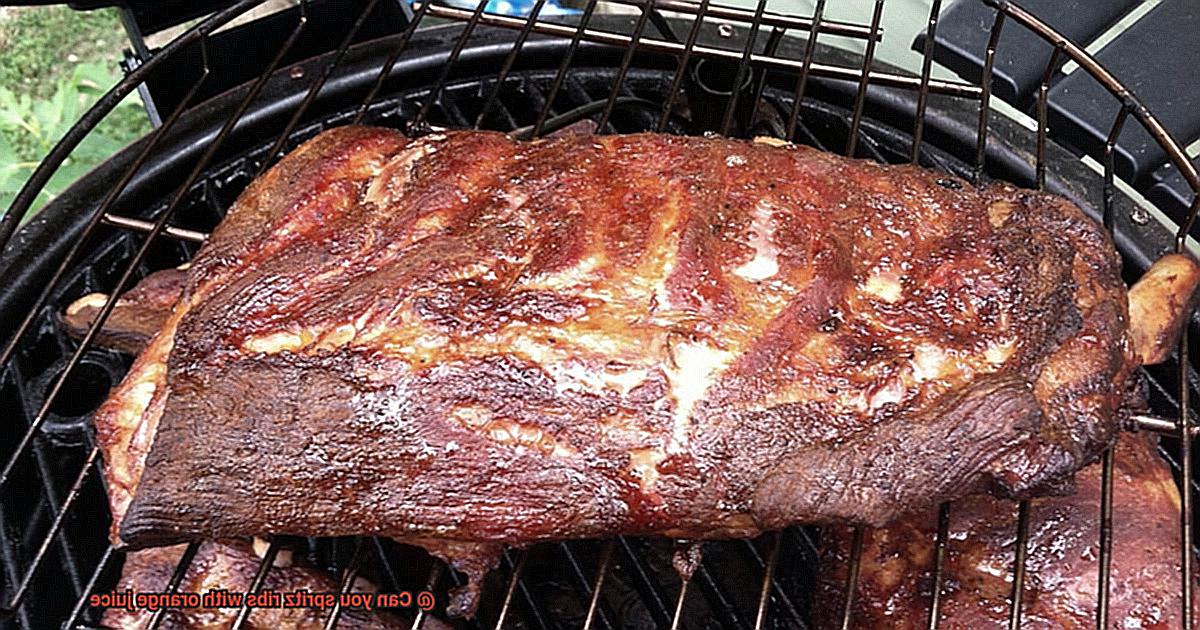 Can you spritz ribs with orange juice-4