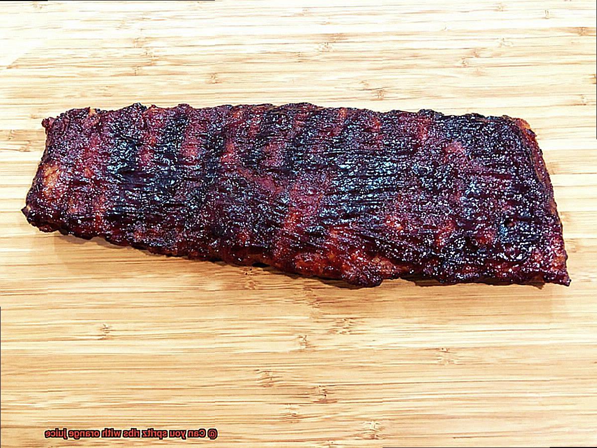 Can you spritz ribs with orange juice-2