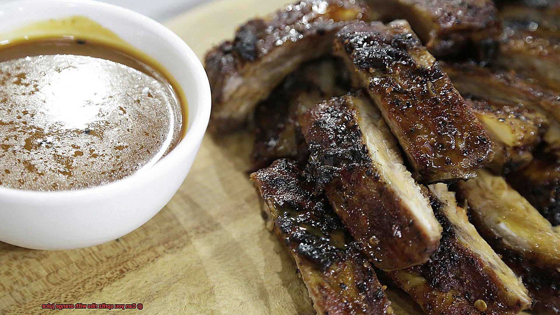 Can you spritz ribs with orange juice-3