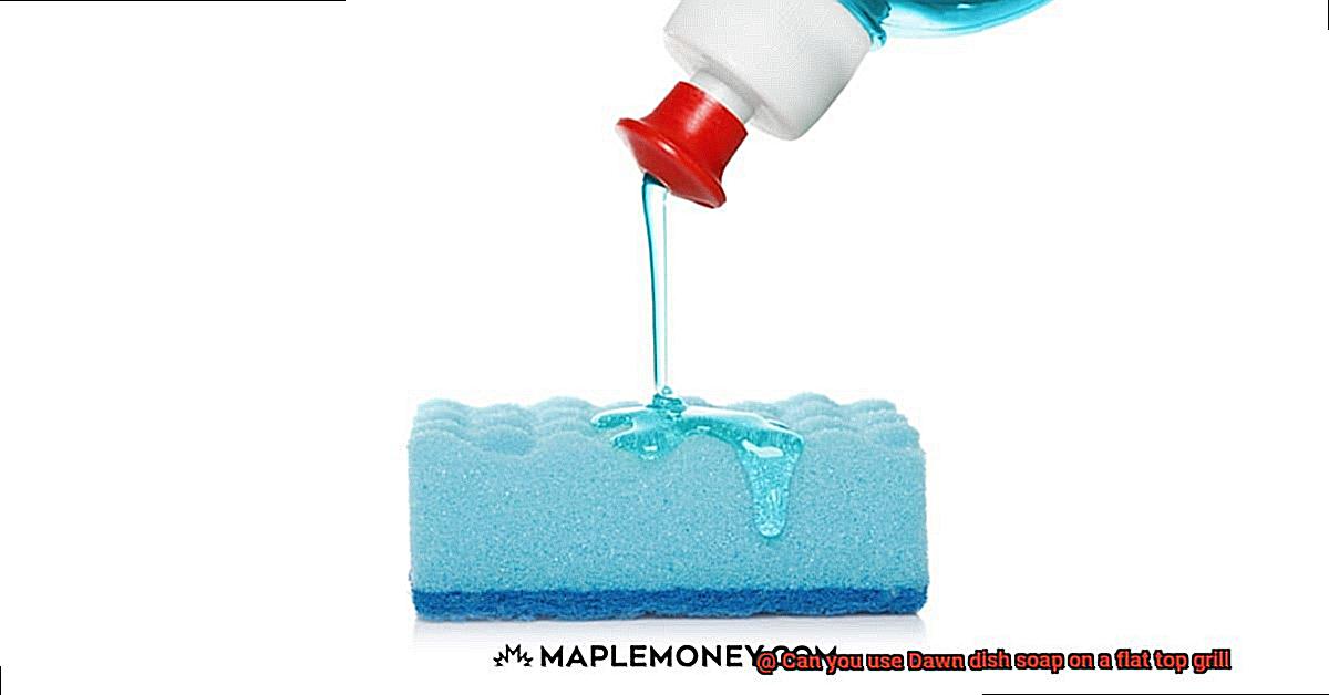 Can you use Dawn dish soap on a flat top grill-7