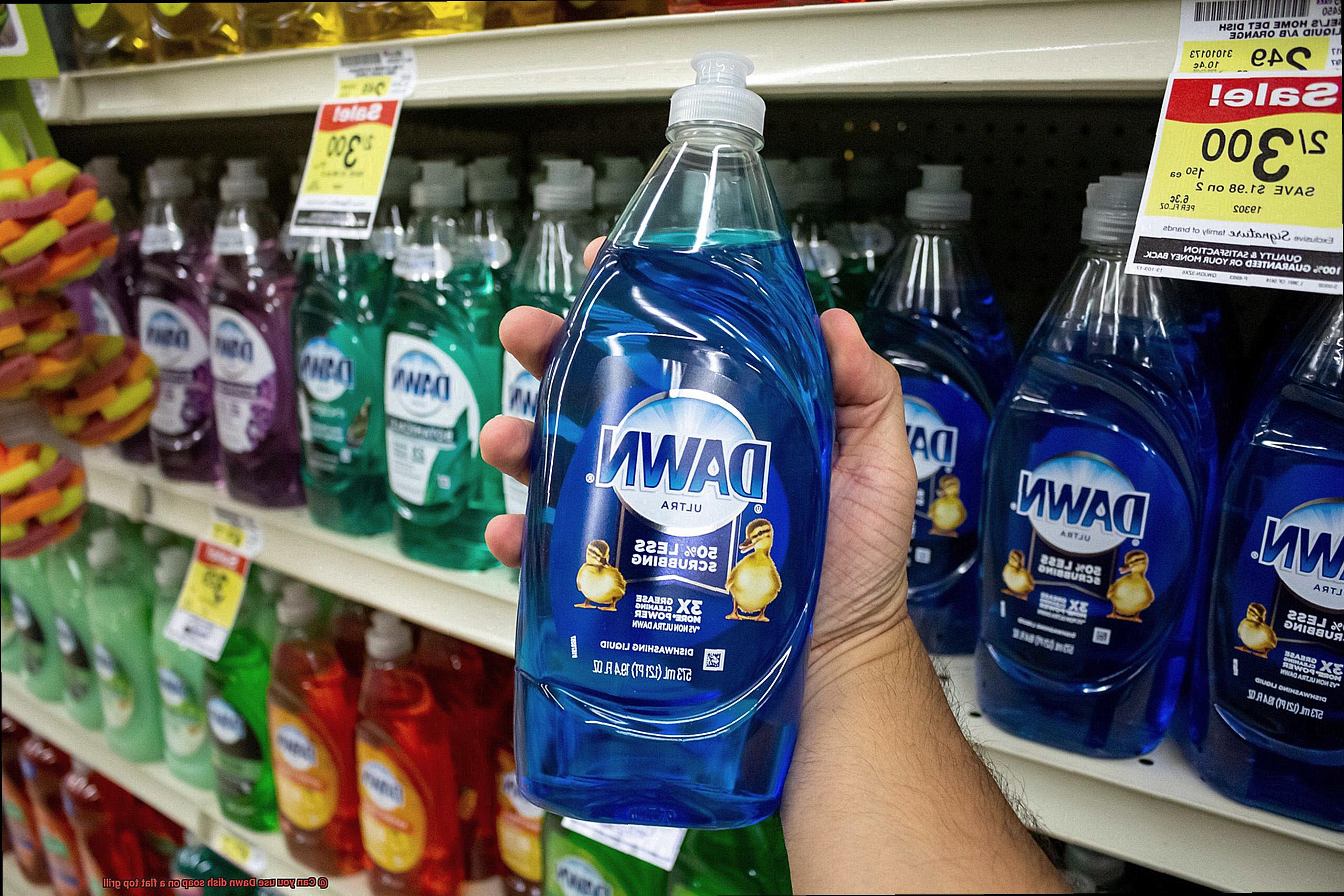 Can you use Dawn dish soap on a flat top grill-2