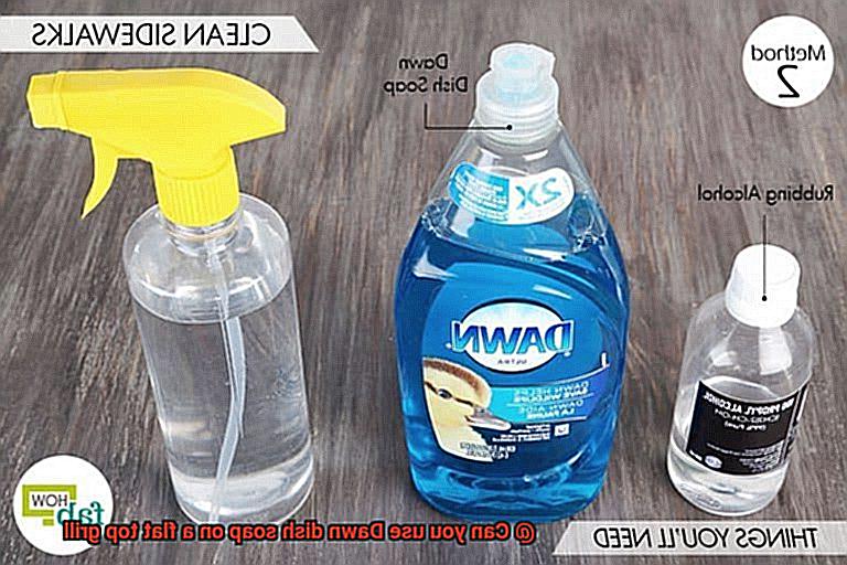 Can you use Dawn dish soap on a flat top grill-8