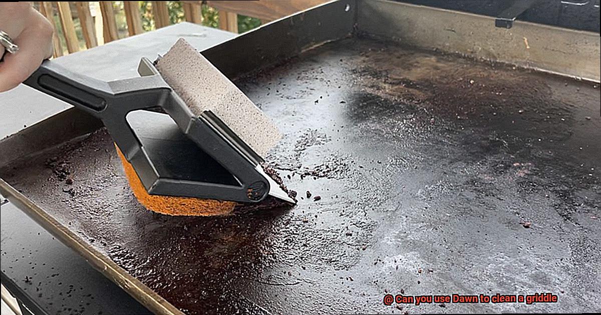 Can you use Dawn to clean a griddle-3