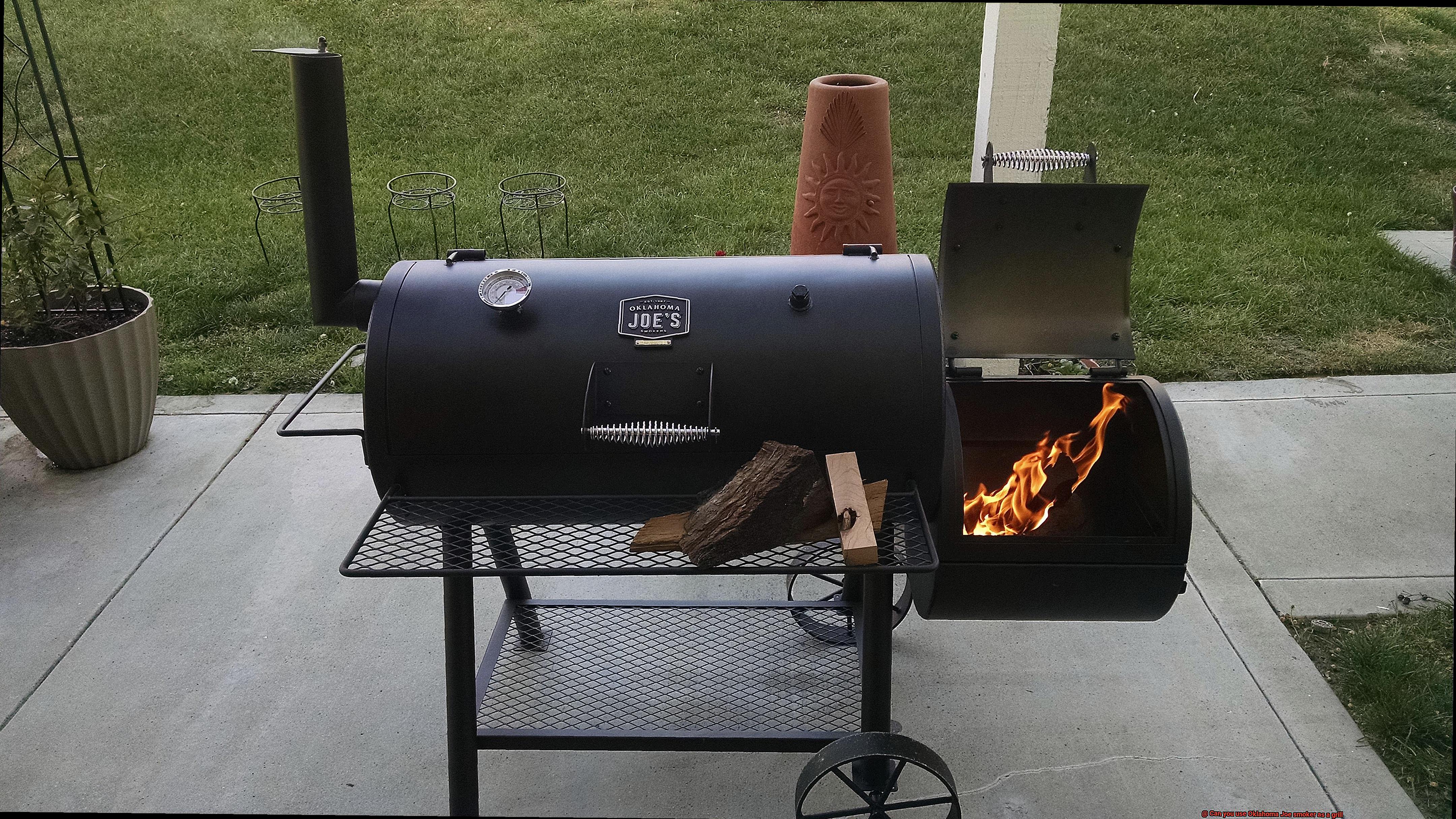 Can you use Oklahoma Joe smoker as a grill-2