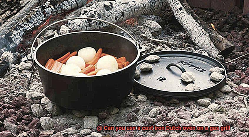 Can you use a cast iron Dutch oven on a gas grill-5
