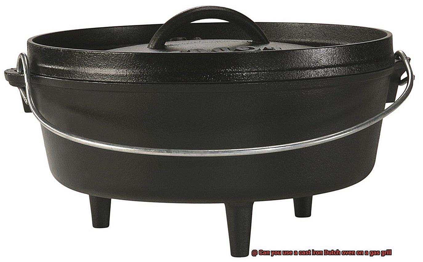 Can you use a cast iron Dutch oven on a gas grill-6