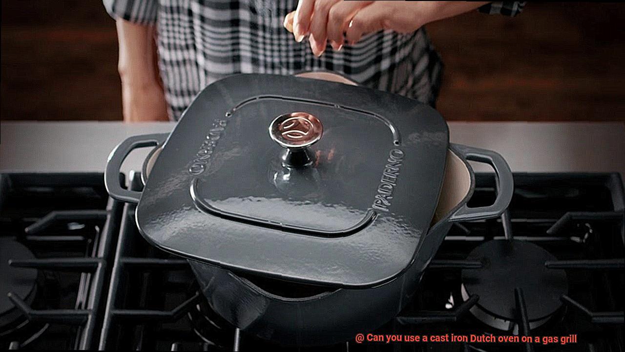 Can you use a cast iron Dutch oven on a gas grill-4