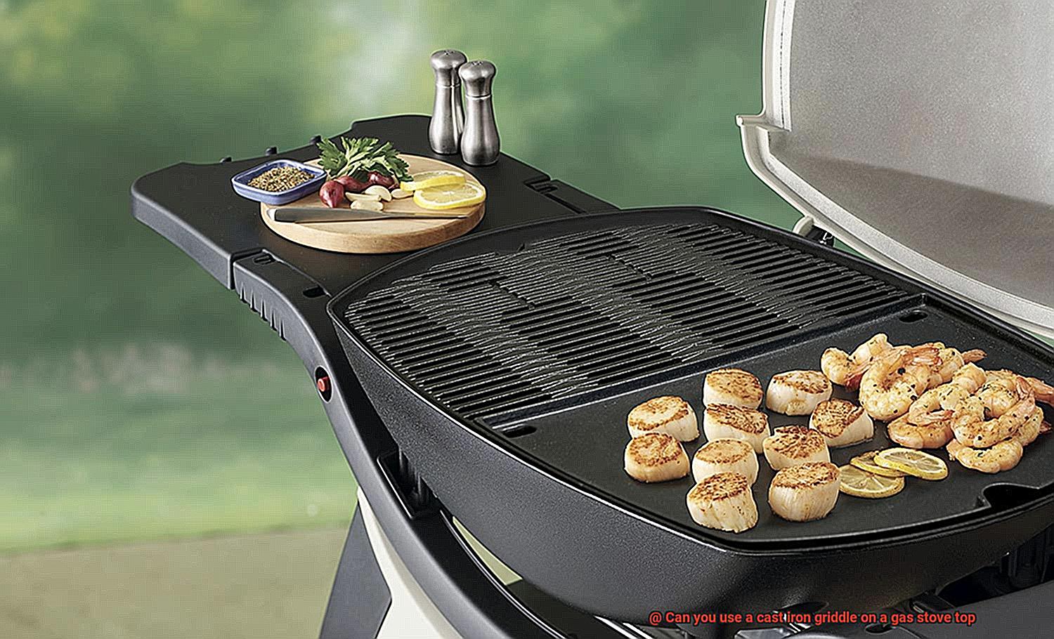 Can you use a cast iron griddle on a gas stove top-3