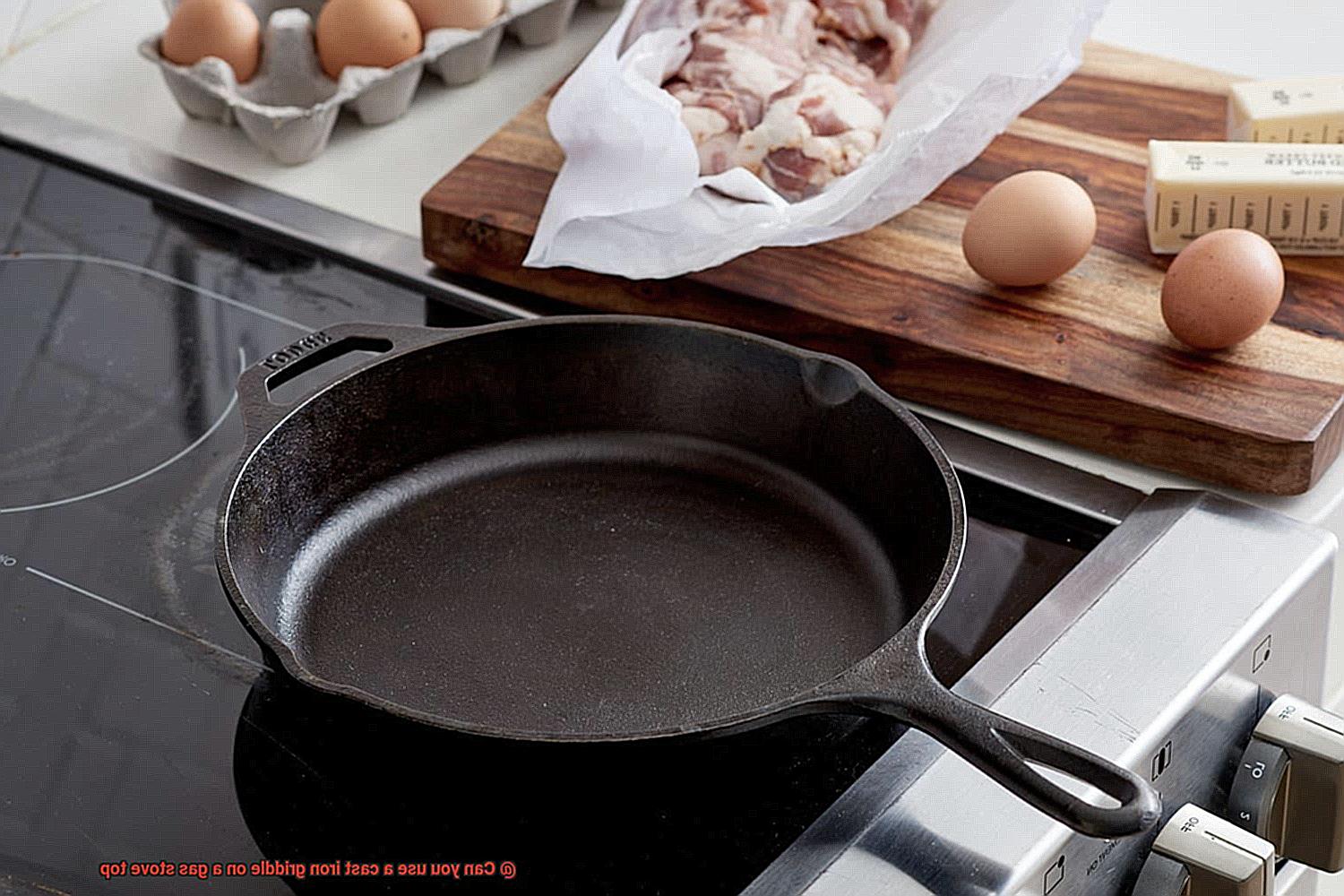 Can you use a cast iron griddle on a gas stove top-4