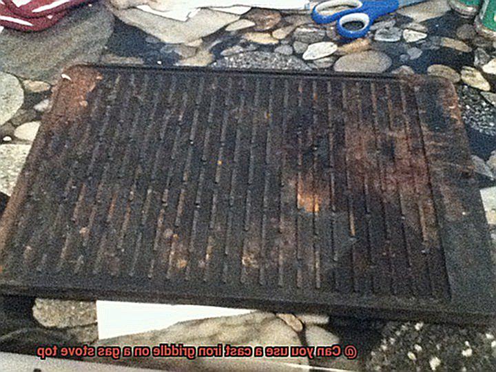 Can you use a cast iron griddle on a gas stove top-5