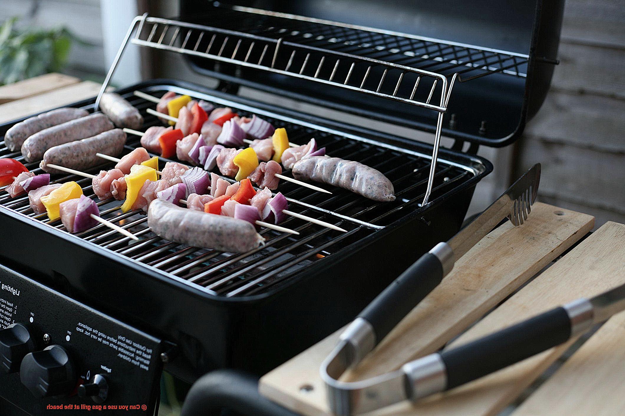 Can you use a gas grill at the beach-2