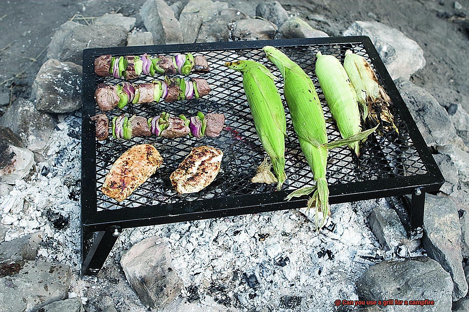 Can you use a grill for a campfire-3
