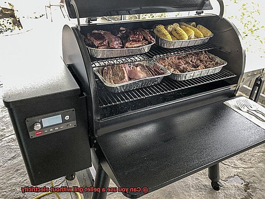 Can you use a pellet grill without electricity -5