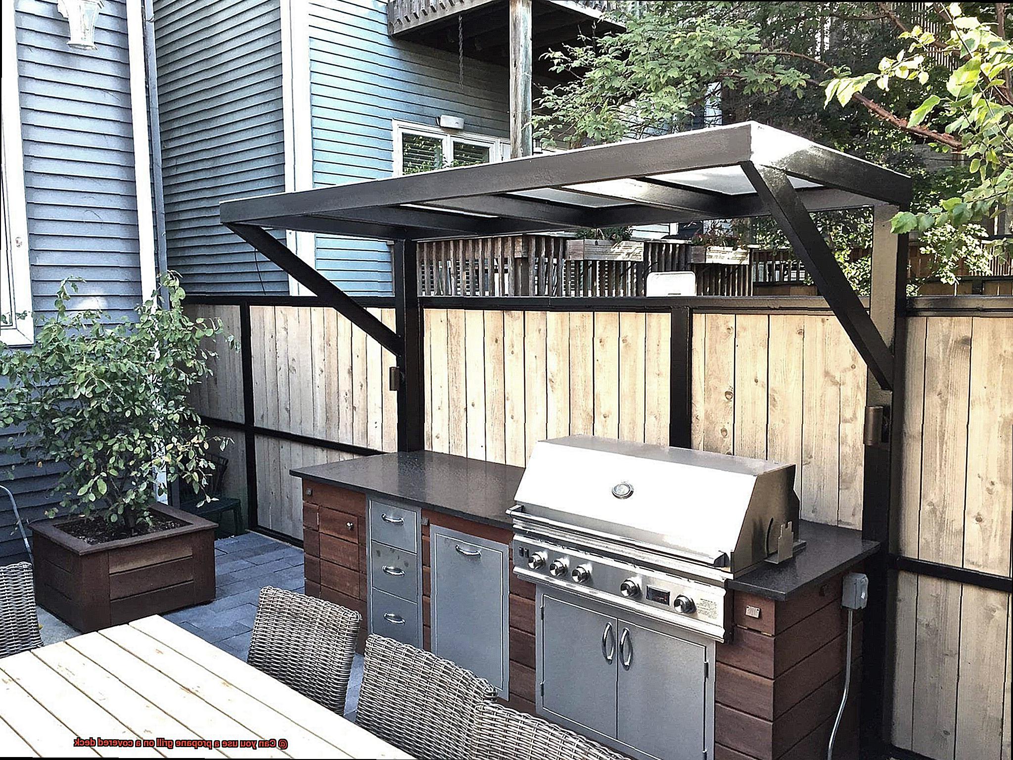 Can you use a propane grill on a covered deck-8